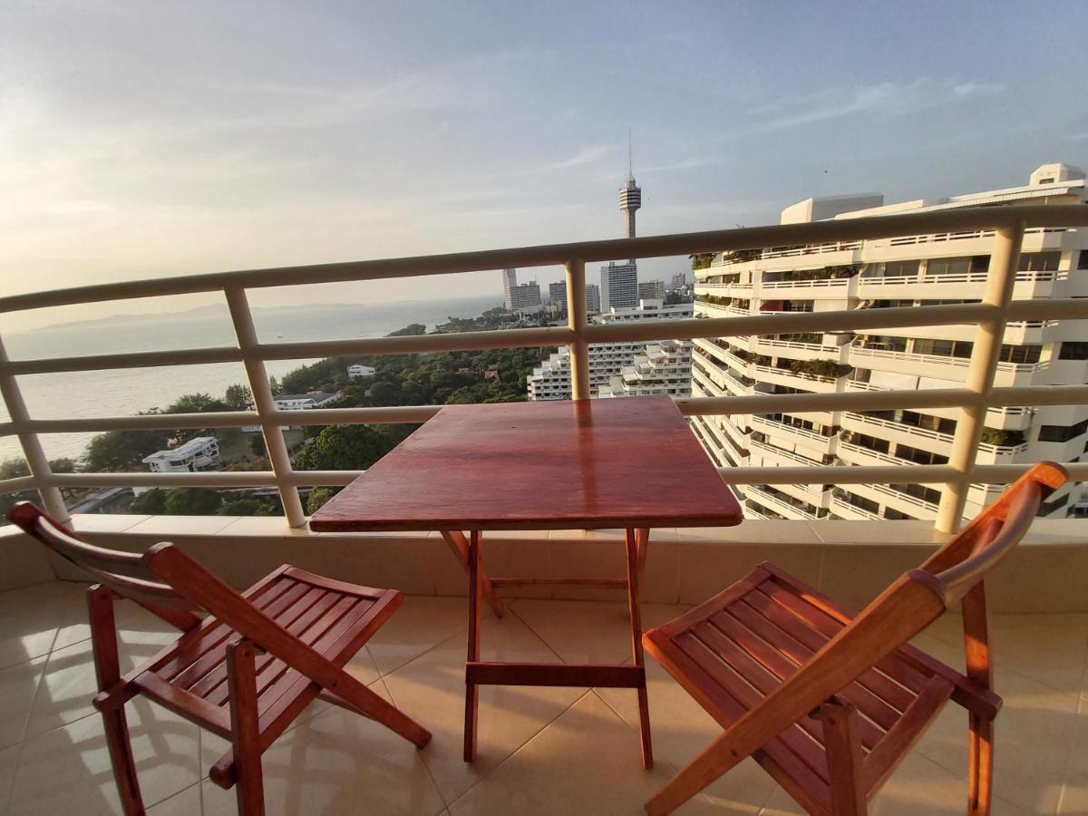 Condominum In Jomtien Beach With Sea View, Balcony And Free Wifi Pattaya Exterior photo