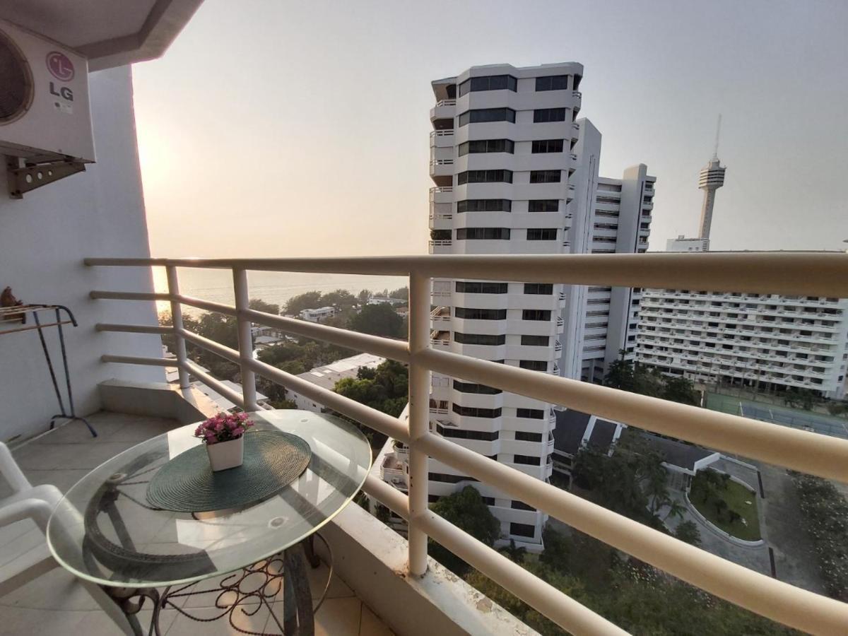 Condominum In Jomtien Beach With Sea View, Balcony And Free Wifi Pattaya Exterior photo